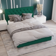 łóżko tapicerowane - 34
