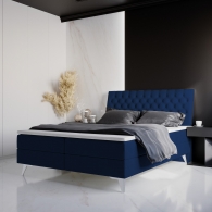 tapicerowane łóżko kontynentalne - 7