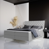 tapicerowane łóżko kontynentalne - 31