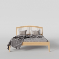 Łóżko drewniane na nóżkach - 3