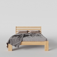 Łóżko drewniane na szerokich nóżkach - 2