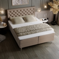 tapicerowane łóżko kontynentalne - 2