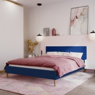 łóżko tapicerowane z pikowaniem - 6
