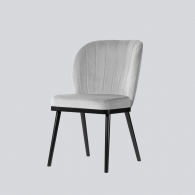 Krzesło shelly na drewnianych nogach - 1