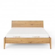 Łóżko z litego drewna dębowego - 3