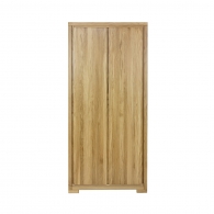 Klasyczna dwudrzwiowa szafa z drewna dębowego - 2