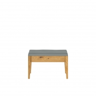 Szerokie siedzisko z litego drewna dębowego - 45